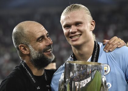 Manchester City added the UEFA Super Cup to their treble of trophies last season